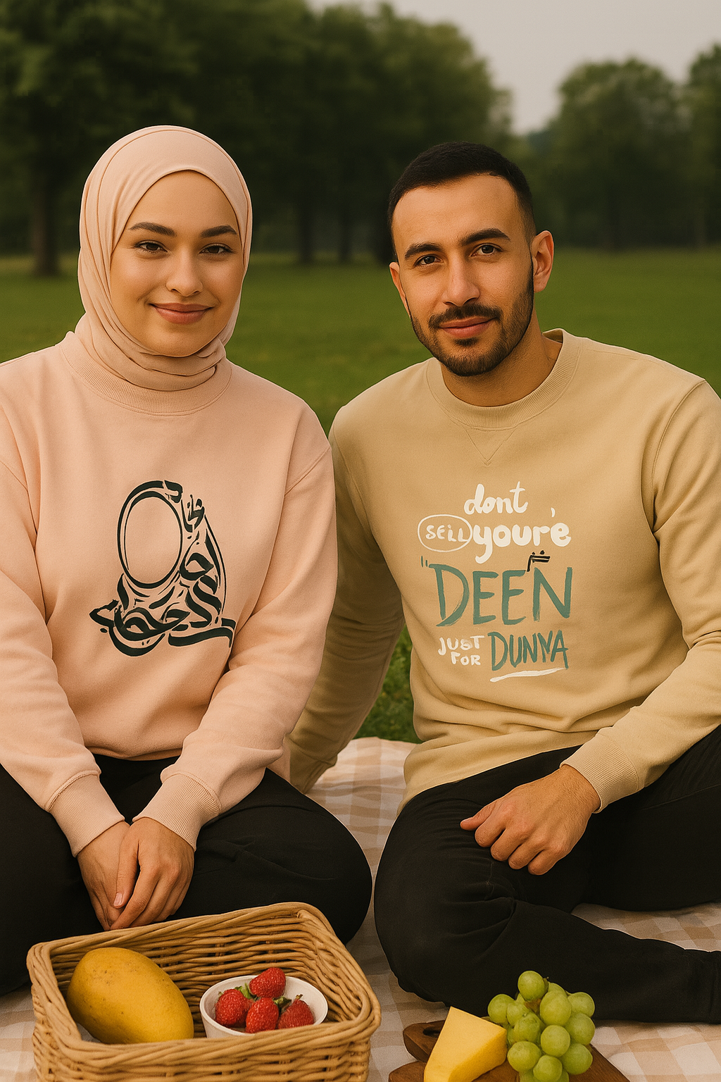 Islamic design Crew Neck Sweater Hijab