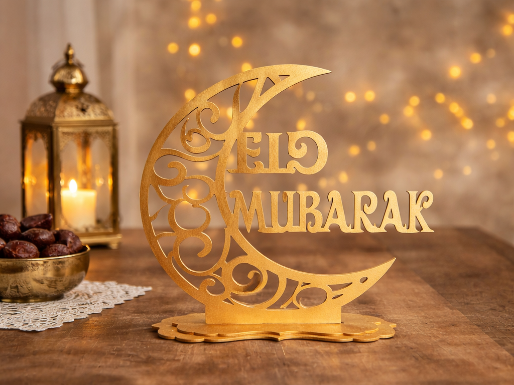 Eid Mubarak Moon table decor