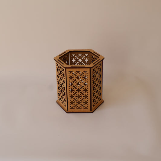 Geometric Pencil Holders