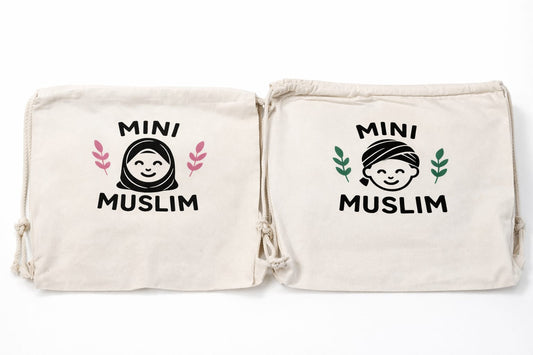 Mini Muslim Drawstring bag