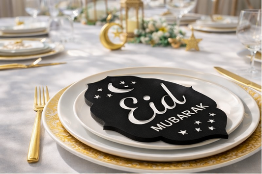 Eid Mubarak placemat decor