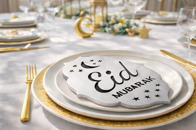 Eid Mubarak placemat decor
